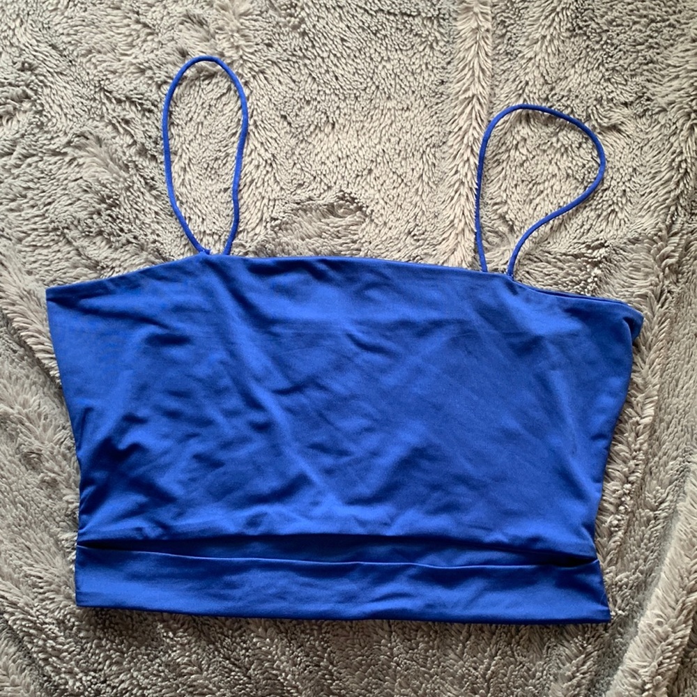 Small blue Shein top